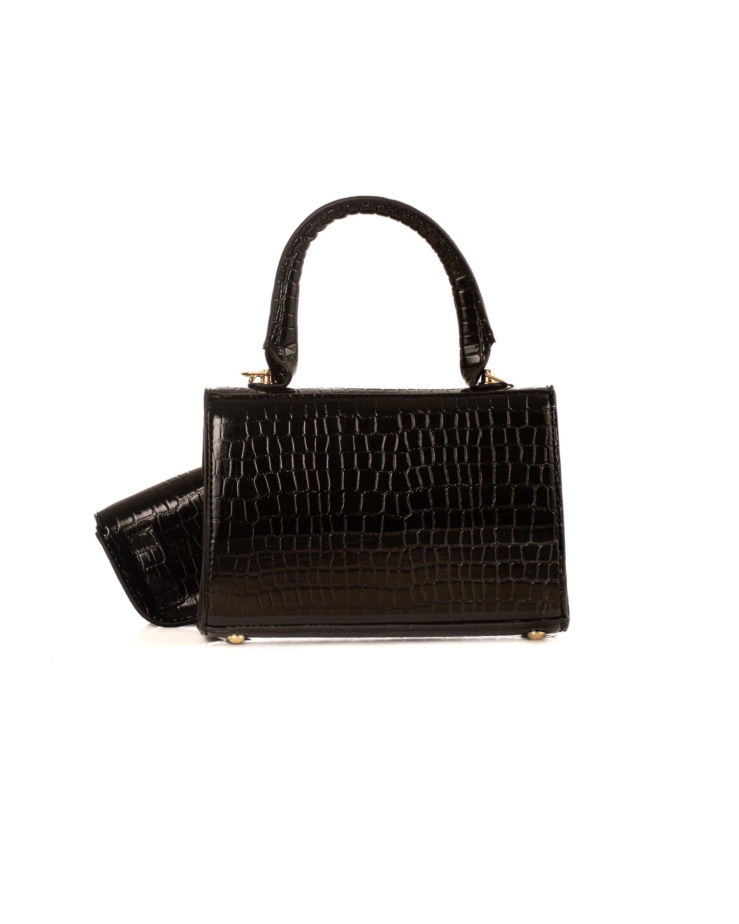 Crocodile Handbag with Hanged Coin Purse