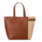 Classic Dual-Tone Top-Handle Bag