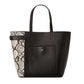Classic Dual-Tone Top-Handle Bag