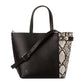 Classic Dual-Tone Top-Handle Bag