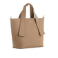 Decorative Studs Handle Textured Handbag