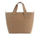 Decorative Studs Handle Textured Handbag