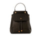 Structured Backpack with Smooth Texture