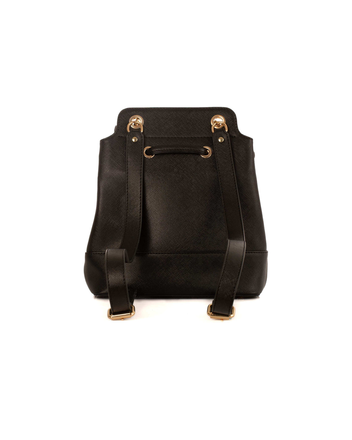 Structured Backpack with Smooth Texture