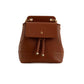 Structured Backpack with Smooth Texture