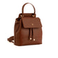 Structured Backpack with Smooth Texture