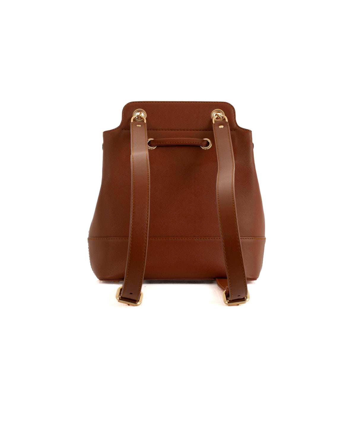 Structured Backpack with Smooth Texture