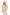 Patterned Lace-Up Short Sleeves Robe