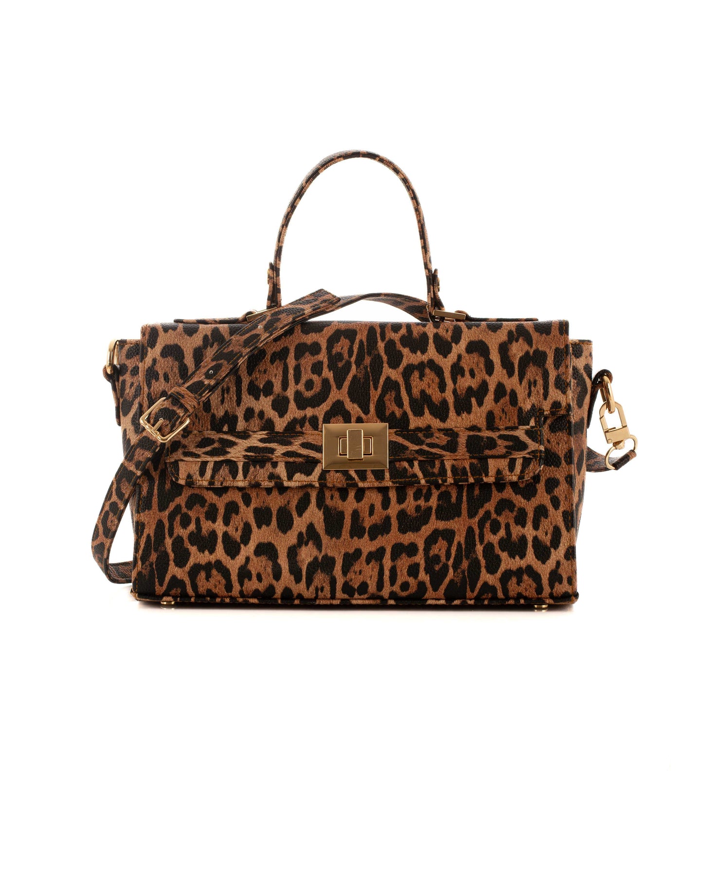 Elegant Crocodile Pattern Handbag with Small Purse