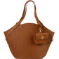 Trendy Handbag with Removable Mini Pouch