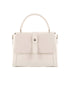 Leather Crocodile-Embossed Office Handbag