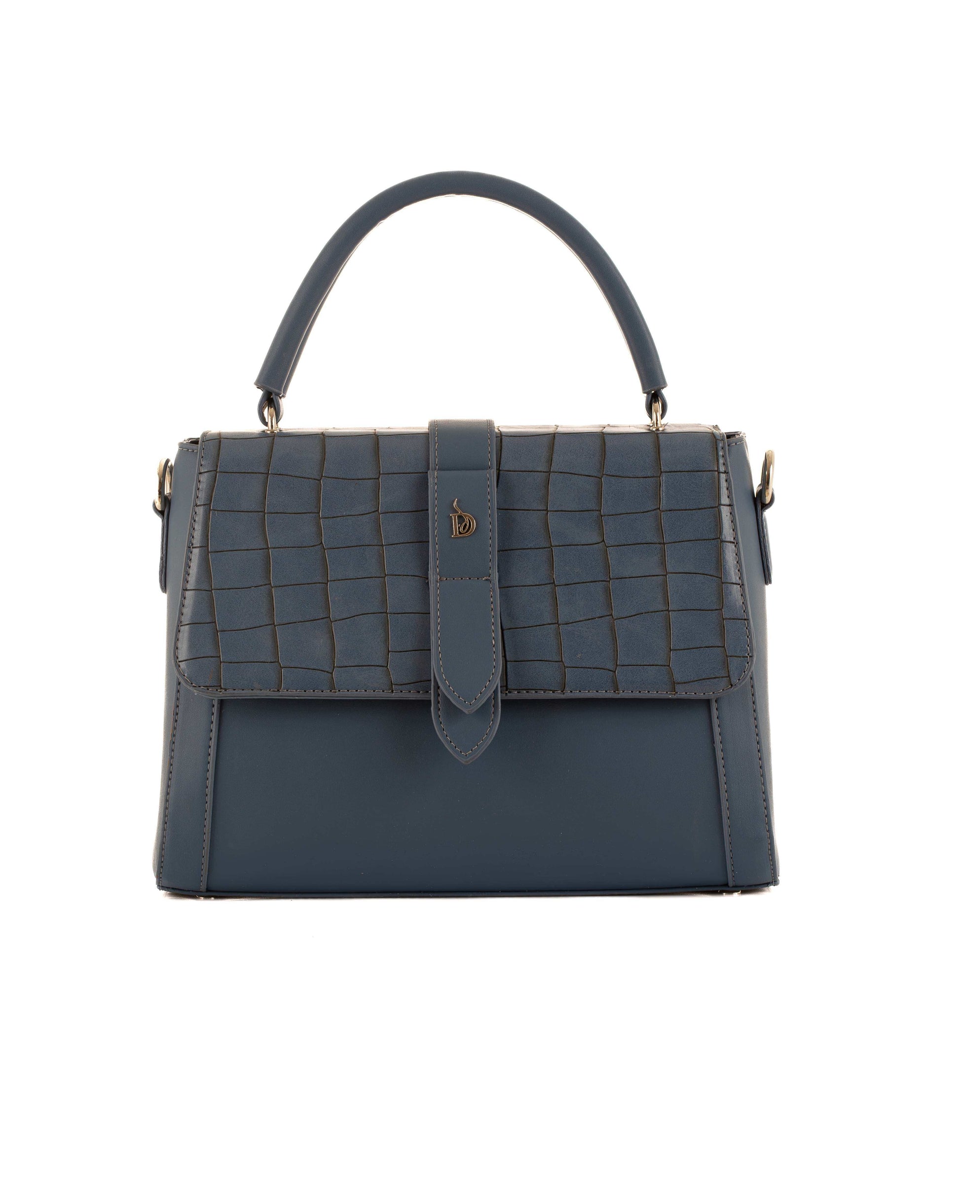 Elegant Crocodile Pattern Handbag
