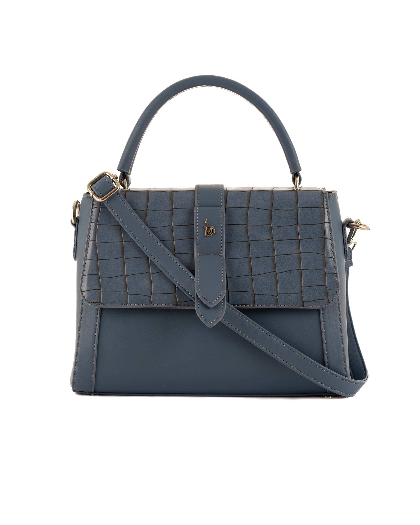 Elegant Crocodile Pattern Handbag
