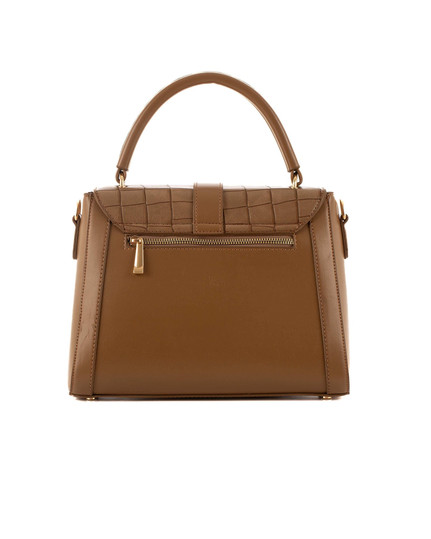 Elegant Crocodile Pattern Handbag