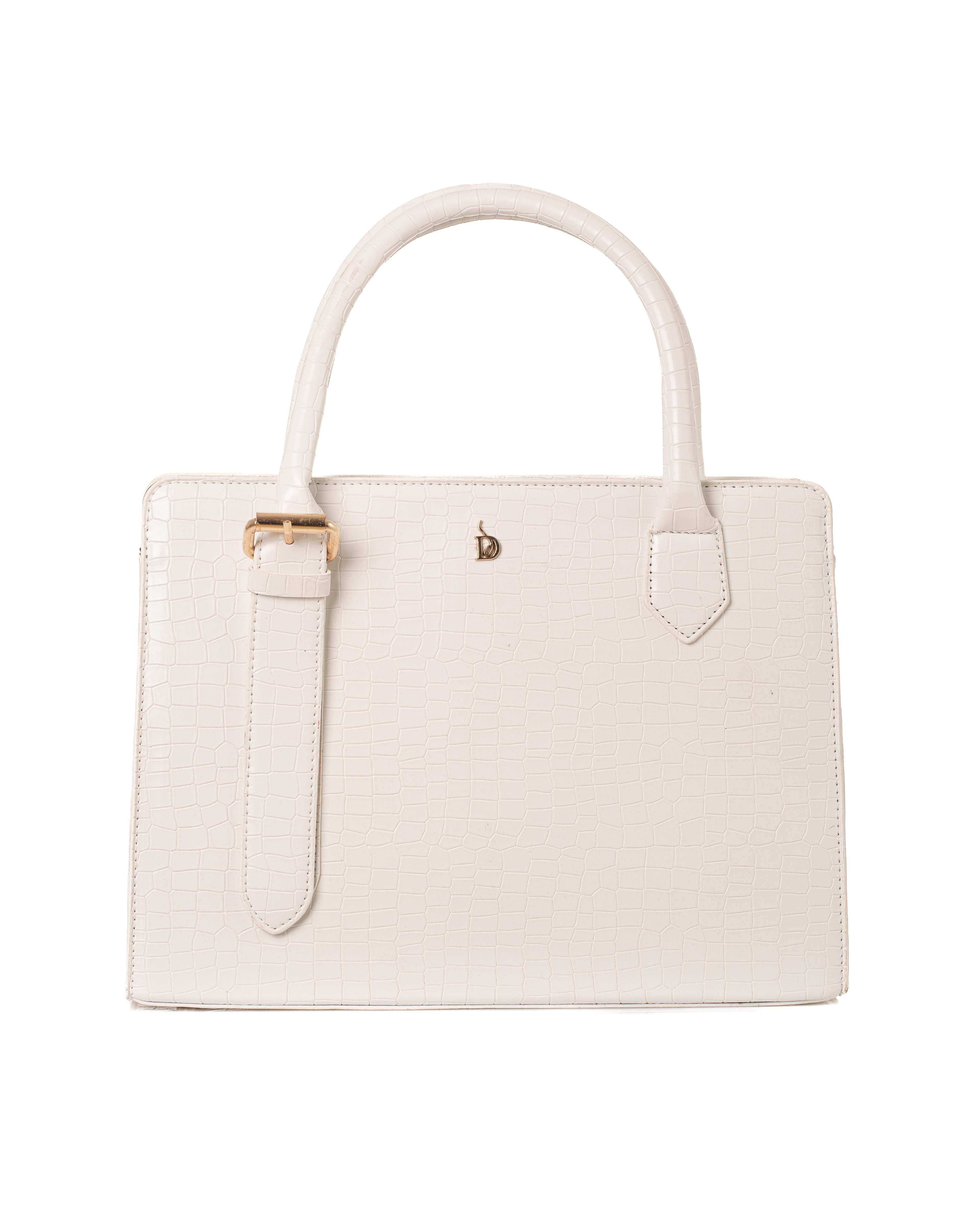 Elegant Crocodile Pattern Handbag