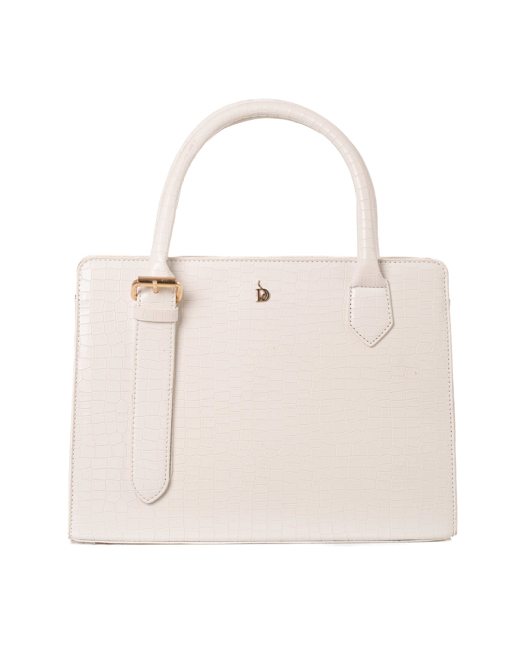 Elegant Crocodile Pattern Handbag