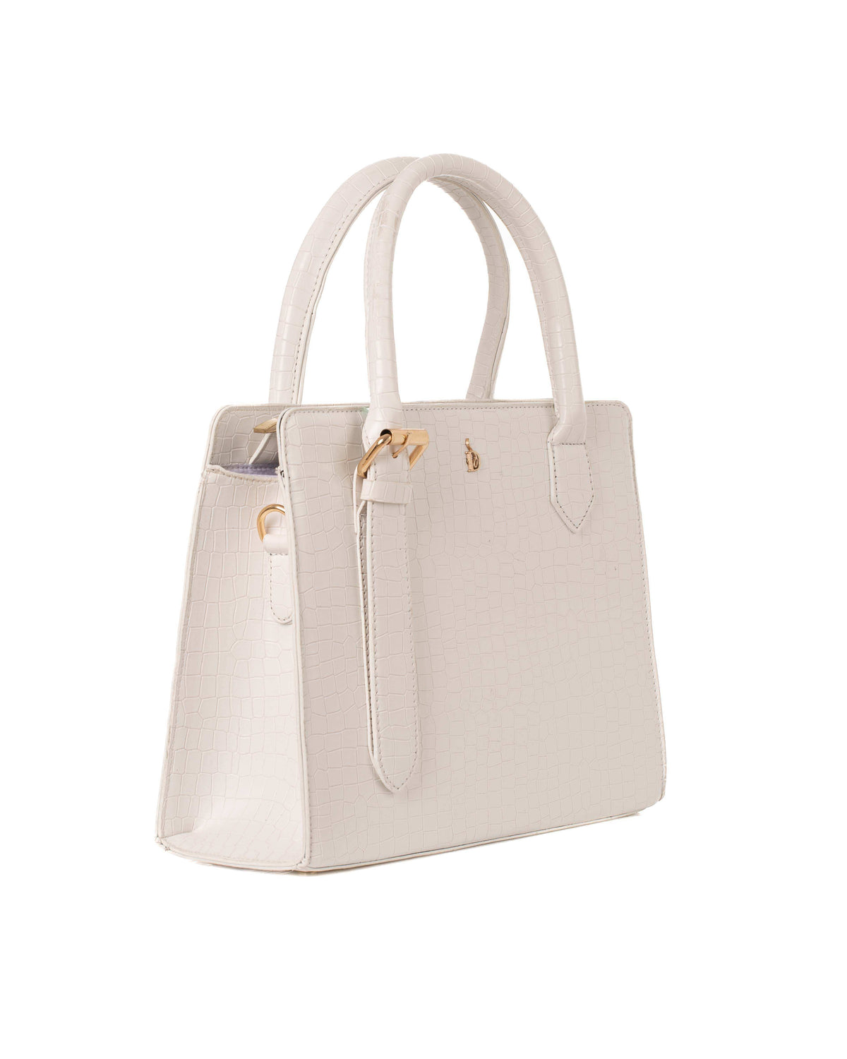 Elegant Crocodile Pattern Handbag