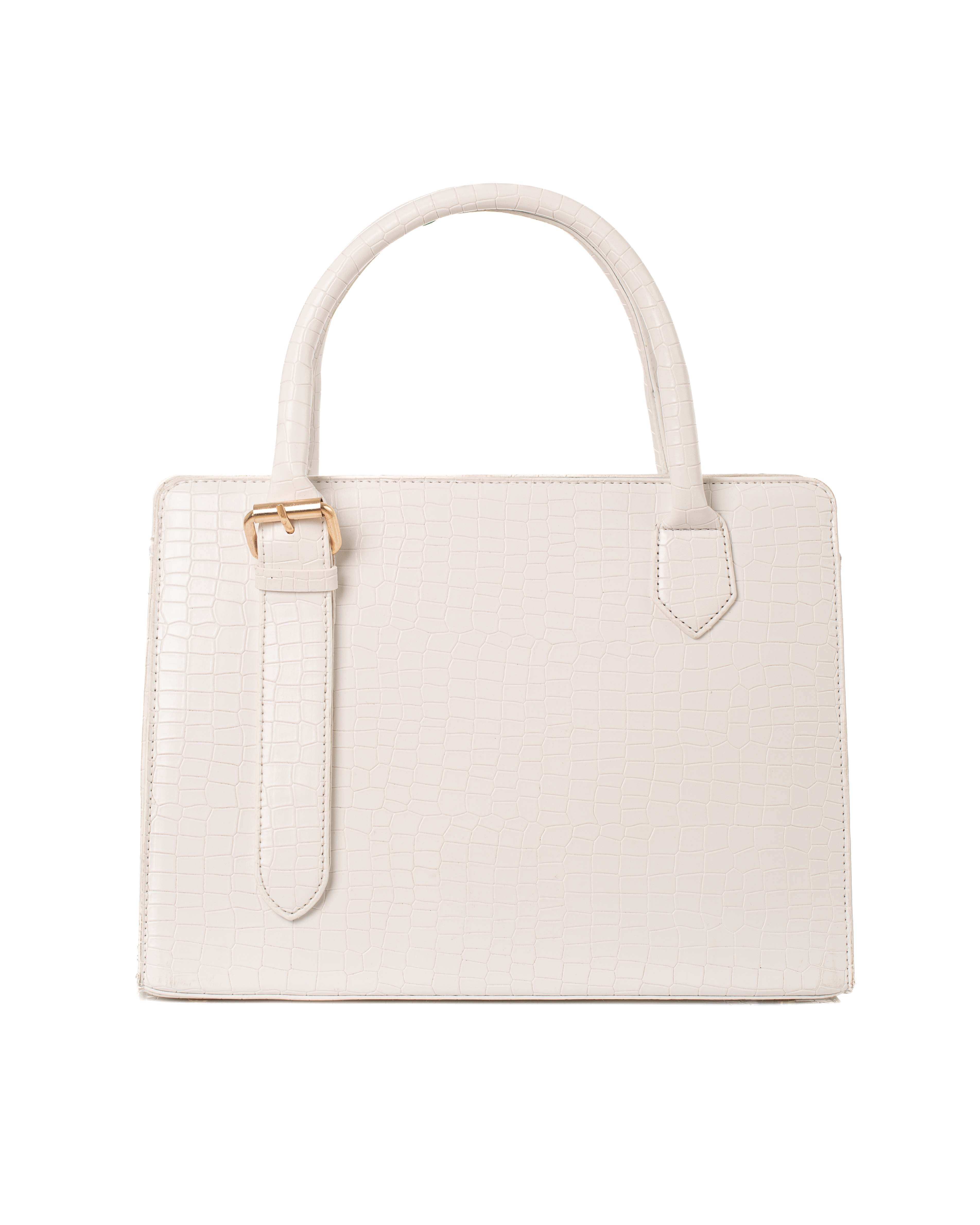 Elegant Crocodile Pattern Handbag