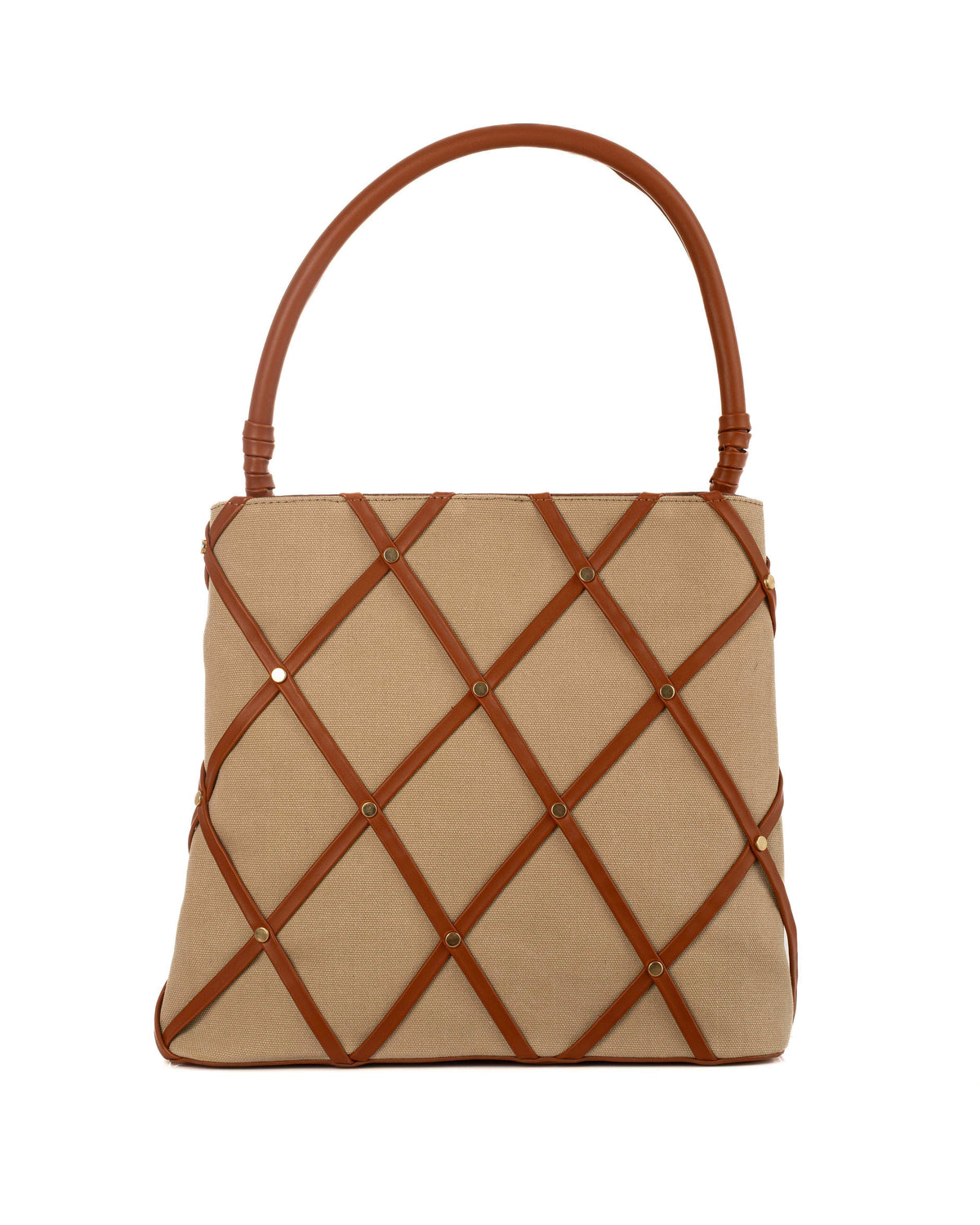 Sleek Everyday Handbag with Panel Design