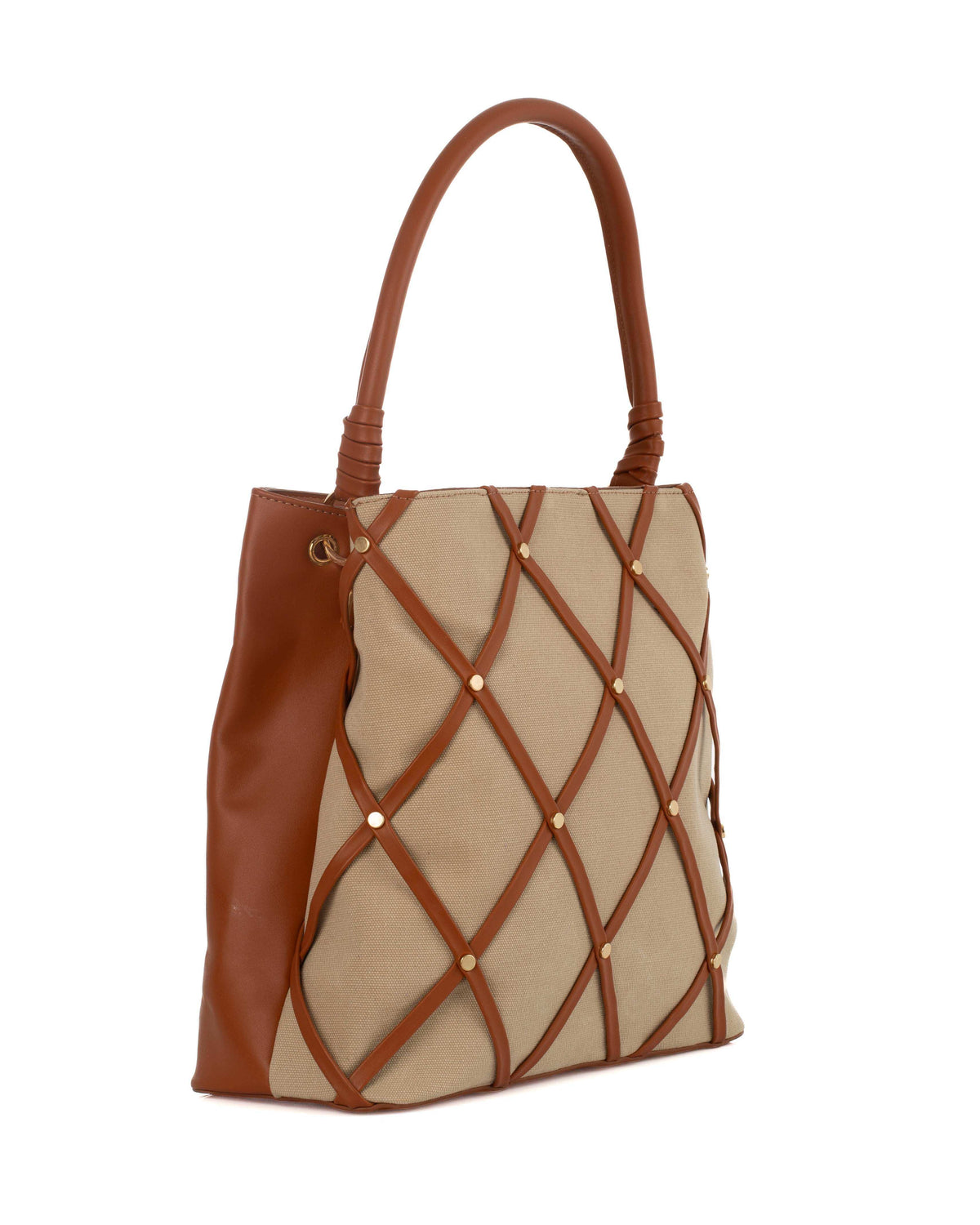 Sleek Everyday Handbag with Panel Design