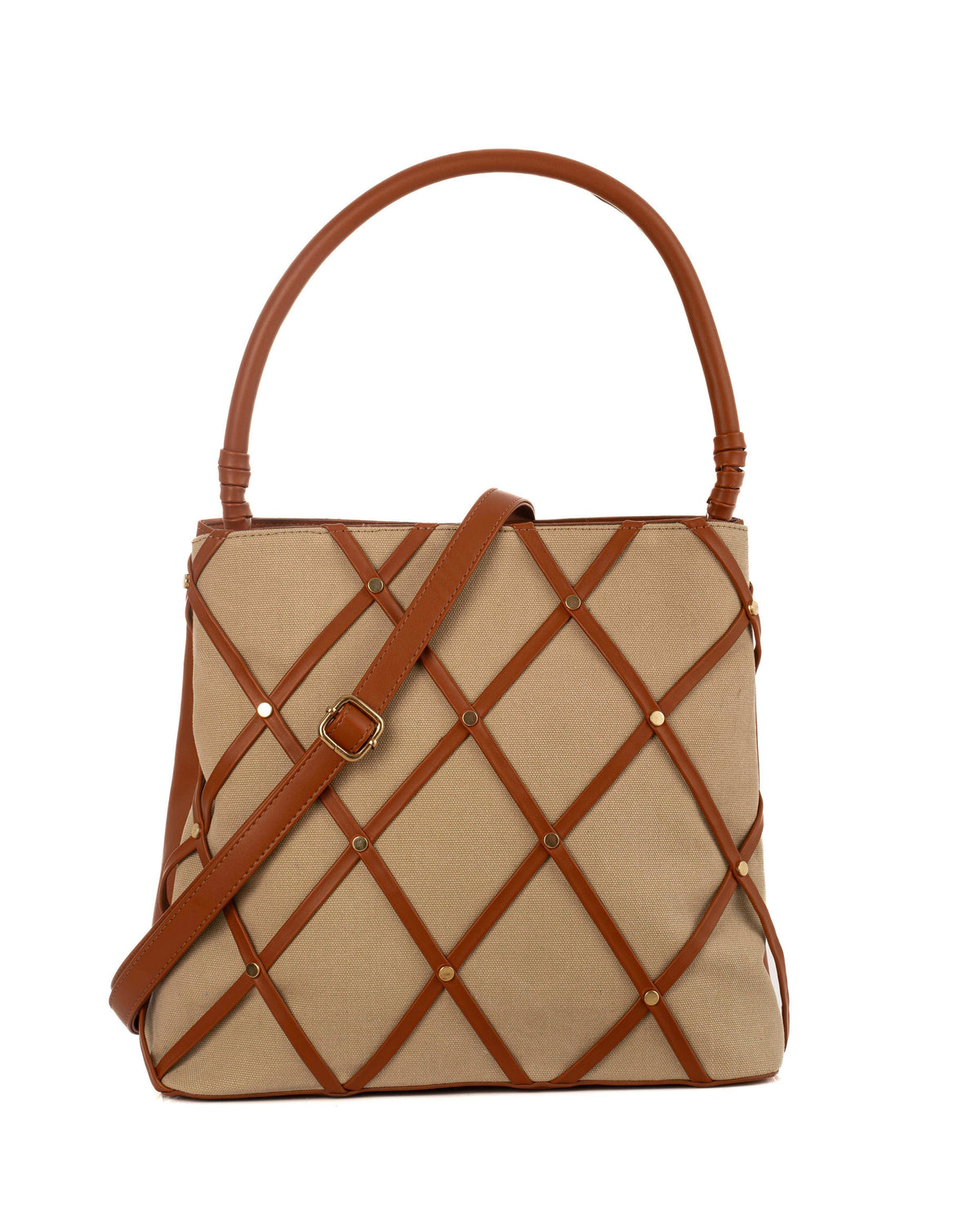 Sleek Everyday Handbag with Panel Design