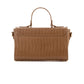 Elegant Crocodile Pattern Handbag with Small Purse