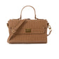Elegant Crocodile Pattern Handbag with Small Purse