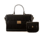 Elegant Crocodile Pattern Handbag with Small Purse