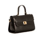 Elegant Crocodile Pattern Handbag with Small Purse