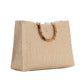 Bamboo Handle Classic Daily Handbag