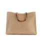 Bamboo Handle Classic Daily Handbag