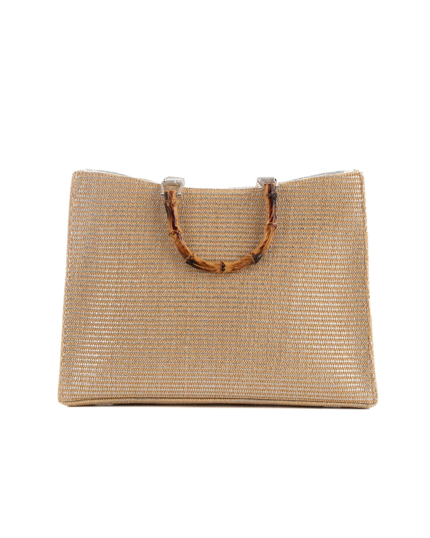 Bamboo Handle Classic Daily Handbag