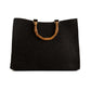 Bamboo Handle Classic Daily Handbag