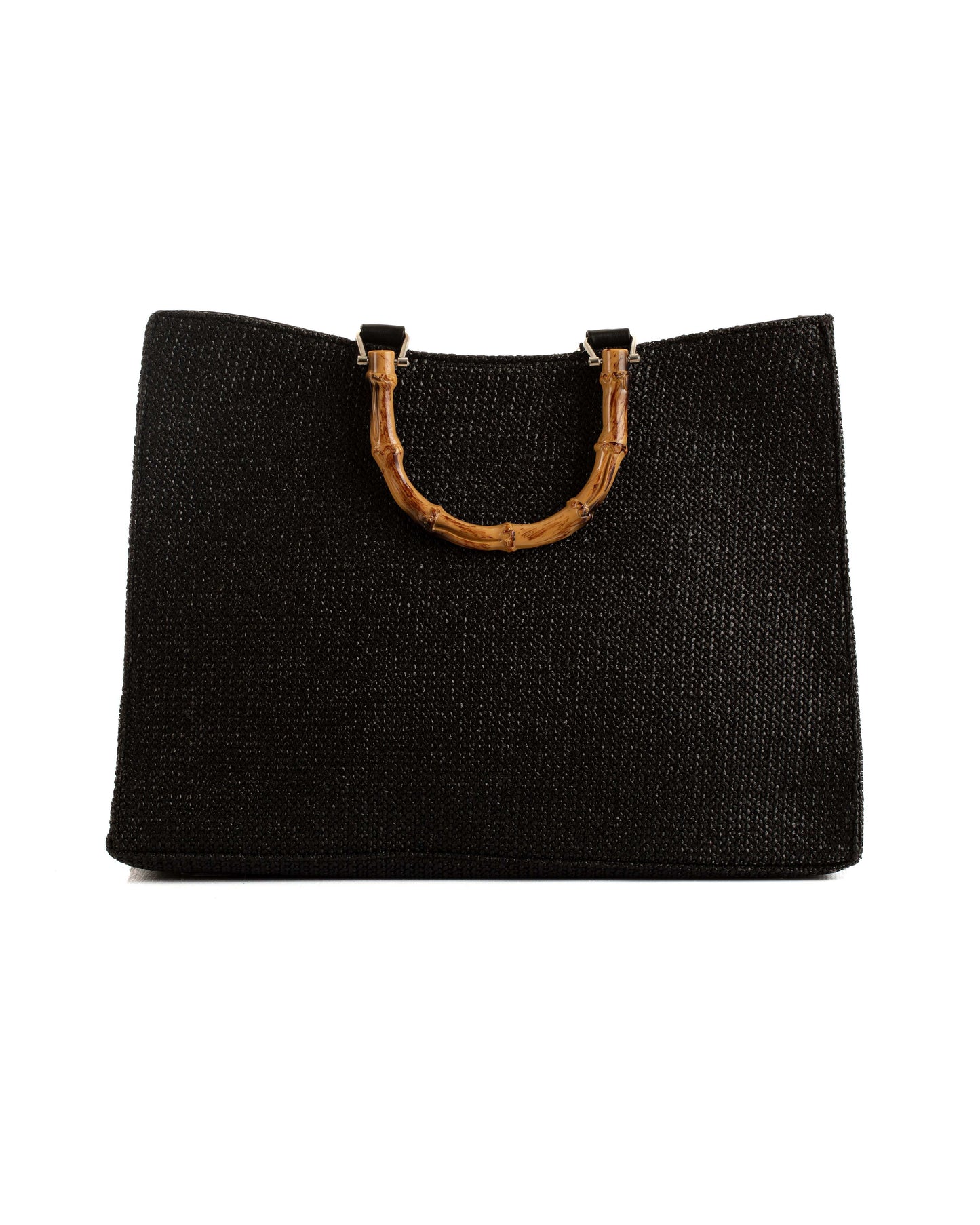 Bamboo Handle Classic Daily Handbag