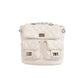 Simple Quilted Backpack with Twist Lock