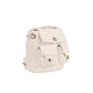 Simple Quilted Backpack with Twist Lock