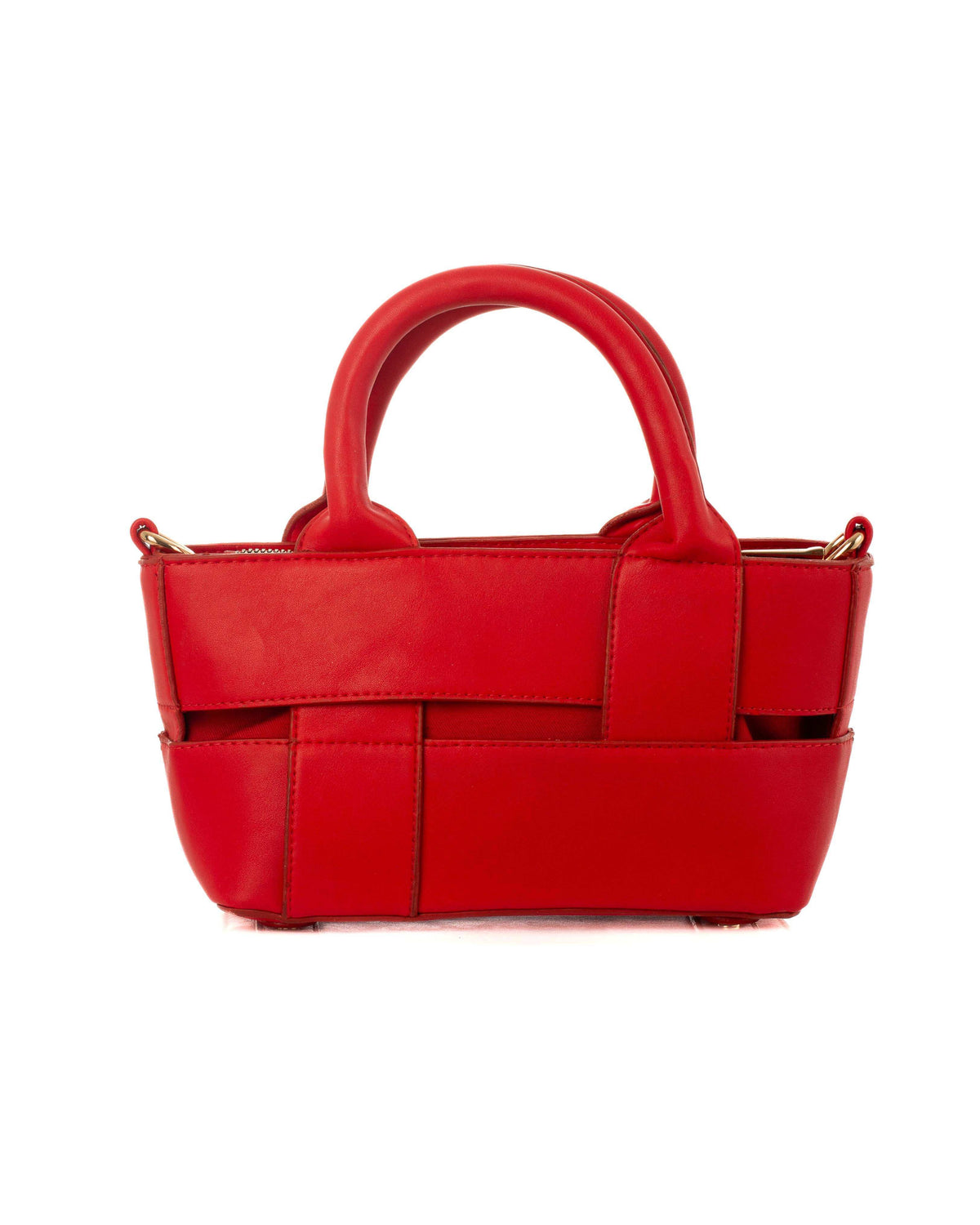 PU Vintage Handbag with Adjustable Strap