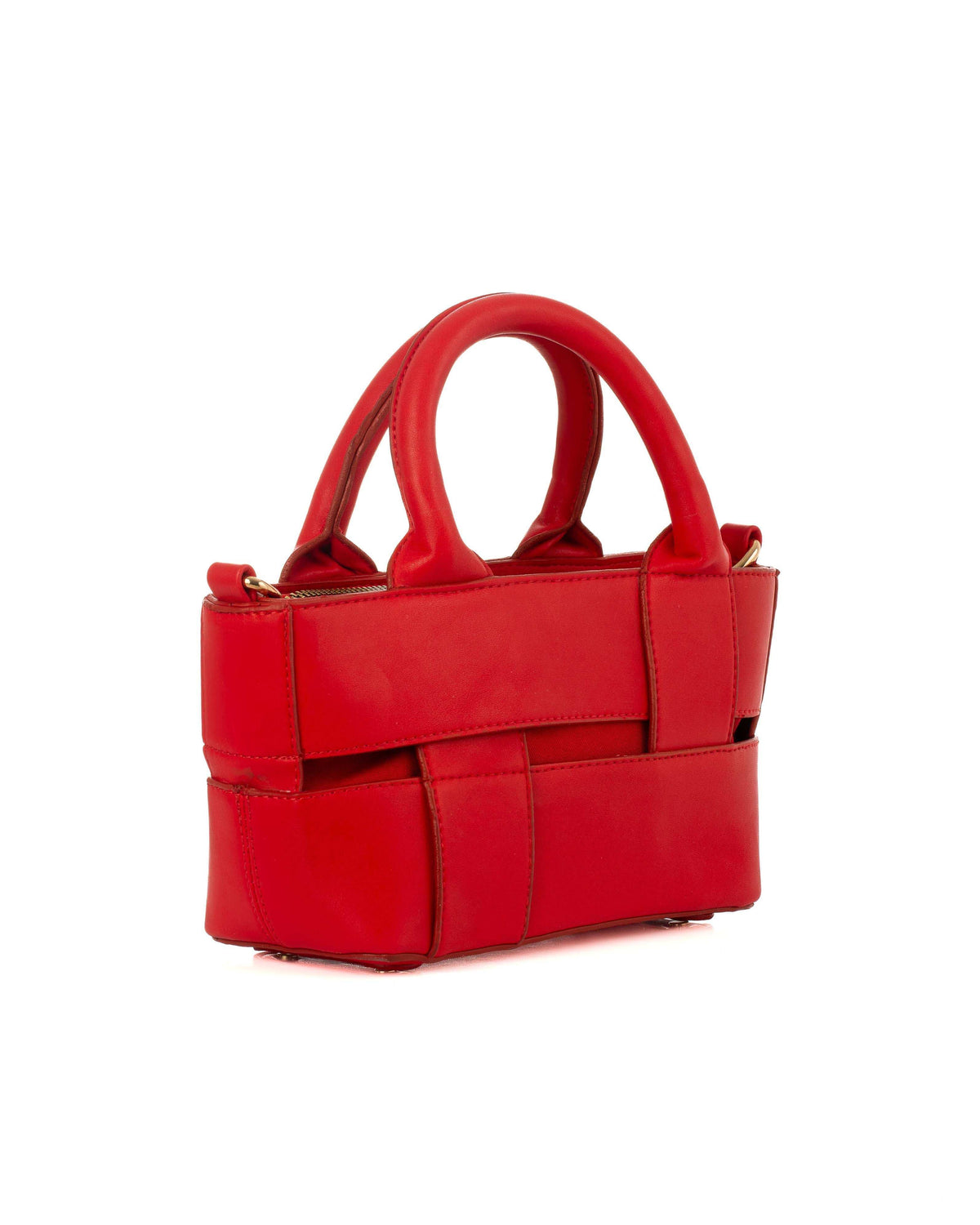 PU Vintage Handbag with Adjustable Strap