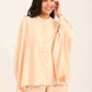 Women Regular Fit Blouse + Pant Set - Beige