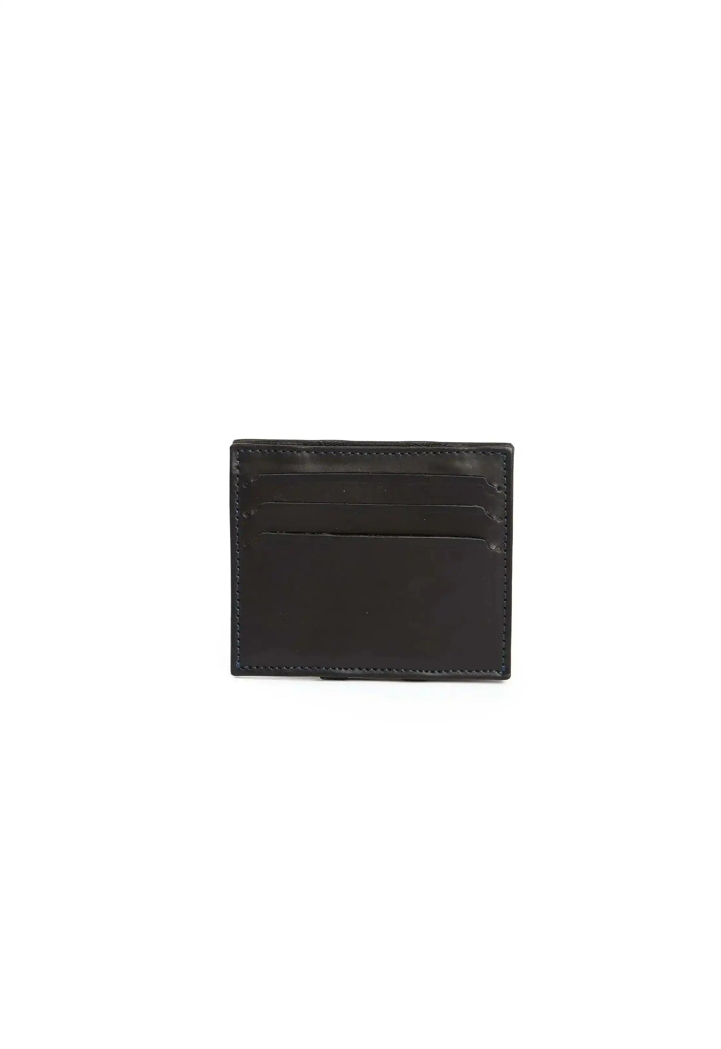 Classic Textured Leather Card Wallet