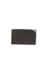 Solid Leather Cards Holder with Zipped Pocket