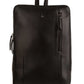 Soft Leather Backpack with Top Zip Closure