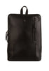 Soft Leather Backpack with Top Zip Closure