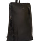 Soft Leather Backpack with Top Zip Closure