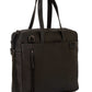 Zipped Laptop Leather Top-Handle Bag