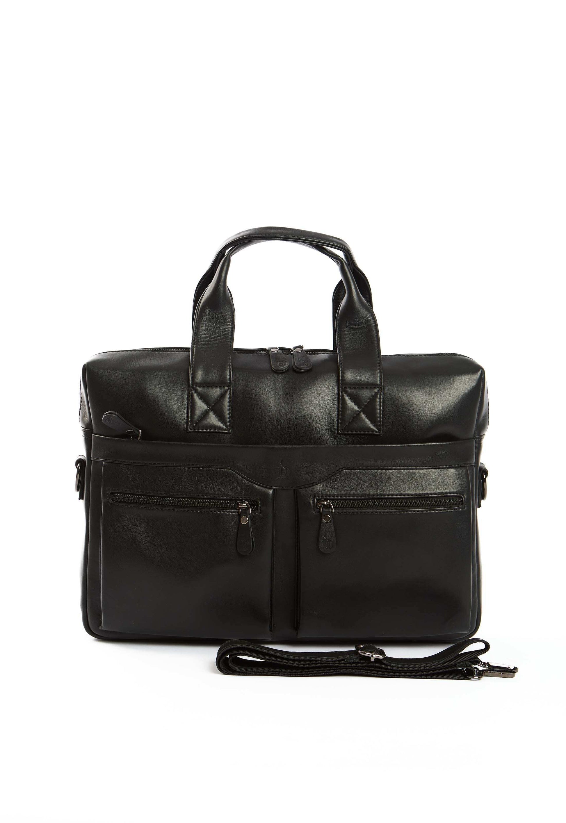 Classic Leather Laptop Handbag