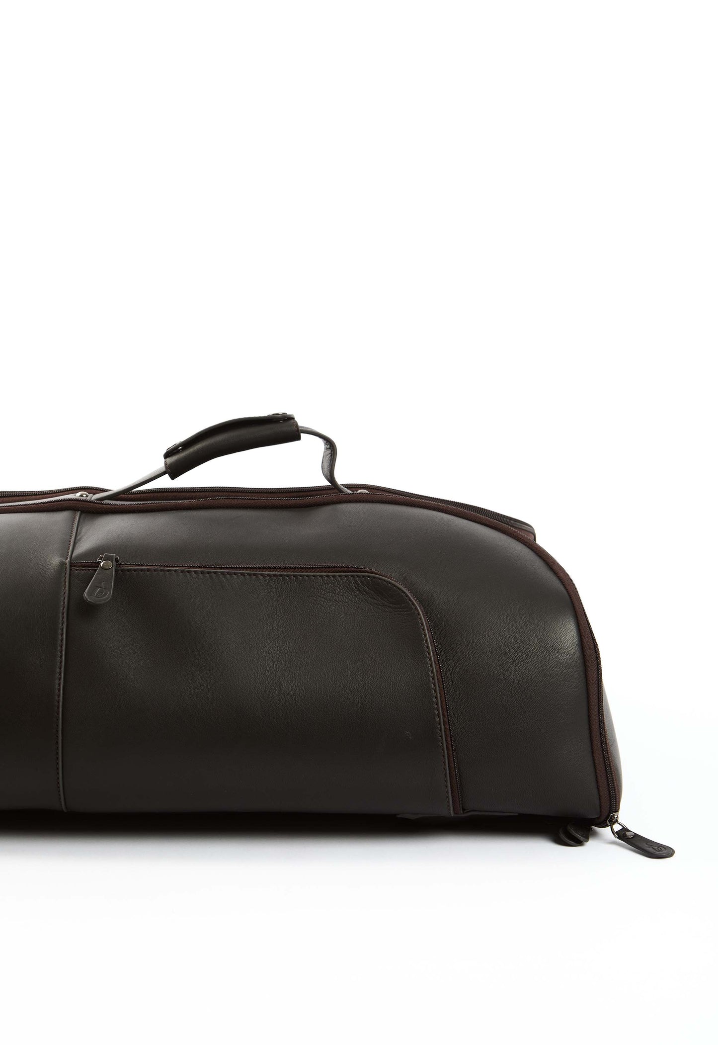 حقيبة دفل جلدية ناعمة مع مقبض حمل علوي