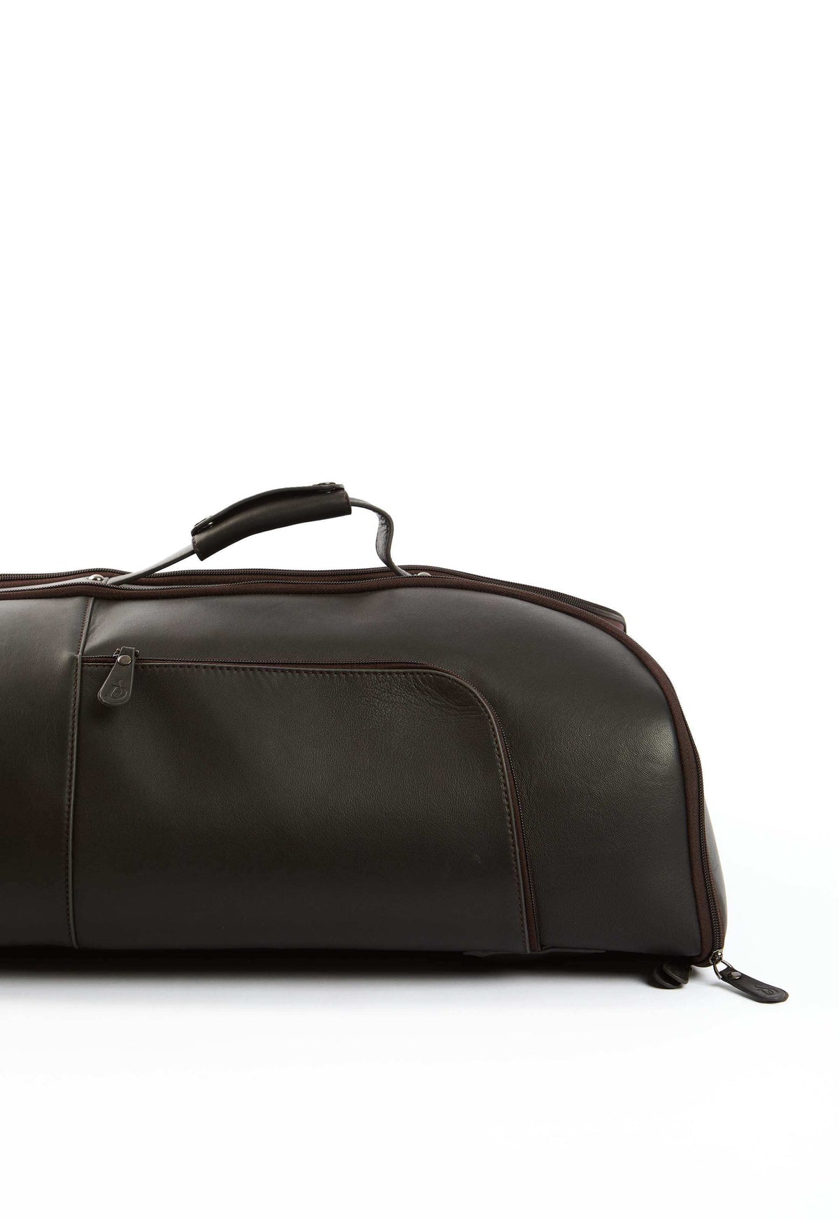 Soft Leather Duffel Bag with Top Carry Handle