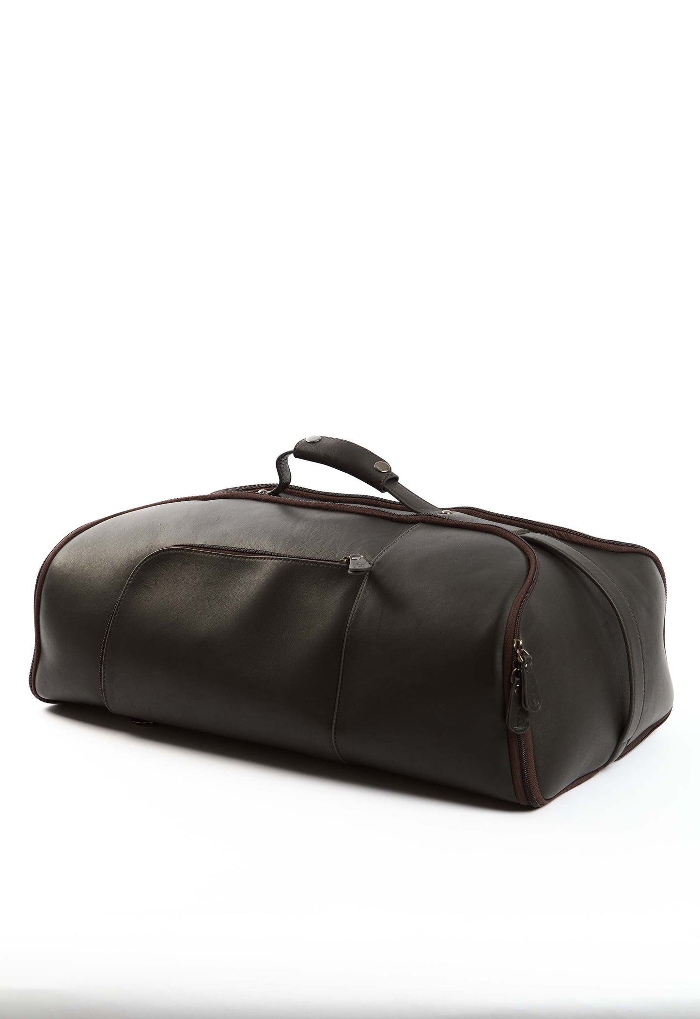 حقيبة دفل جلدية ناعمة مع مقبض حمل علوي