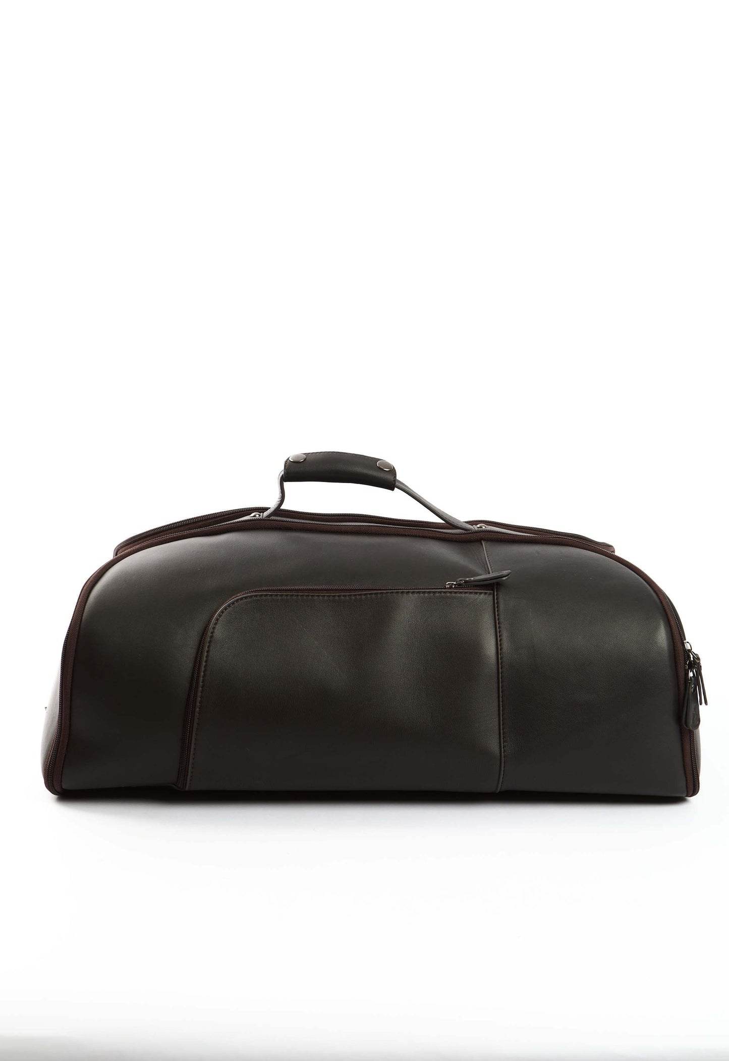 حقيبة دفل جلدية ناعمة مع مقبض حمل علوي